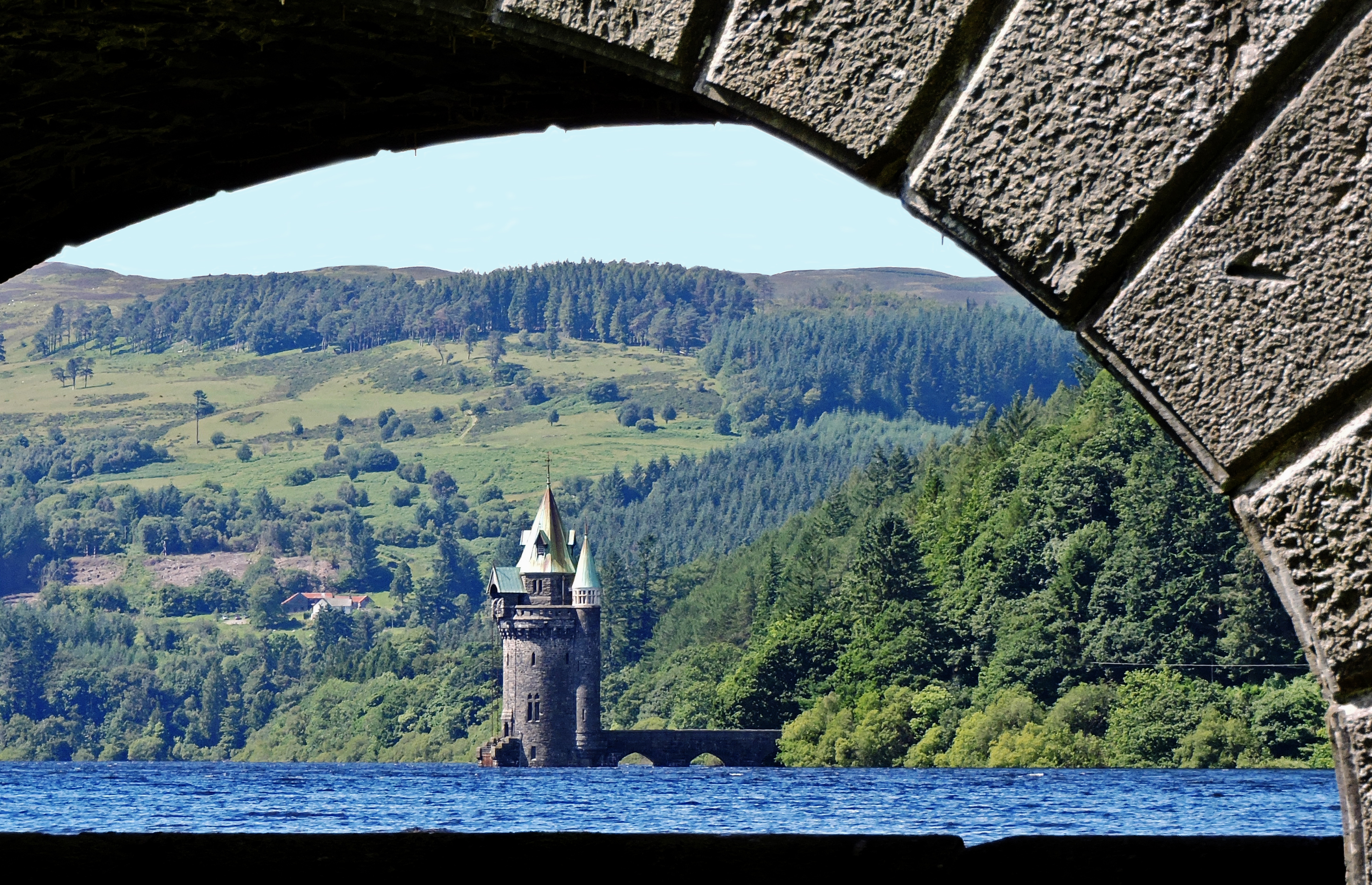 LAKE VYRNWY WATER TOWER. Bill Bagley Photography